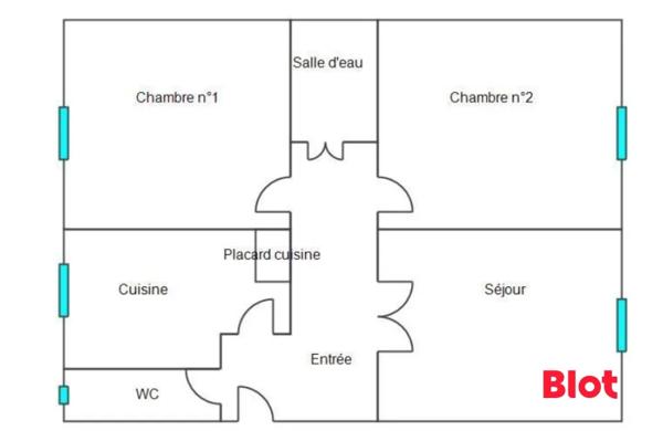 Appartement 3 pièce(s)