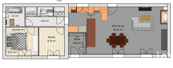 Maison 4 pièces de 130 m² à Fronton (31620)
