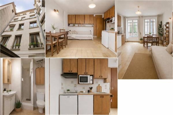 Paris 3e – Rue au Maire | Studio 17 m² au calme sur cour