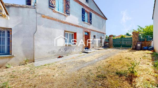MURET Maison avec jardin, garage - fort potentiel