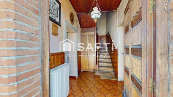 MURET Maison avec jardin, garage - fort potentiel
