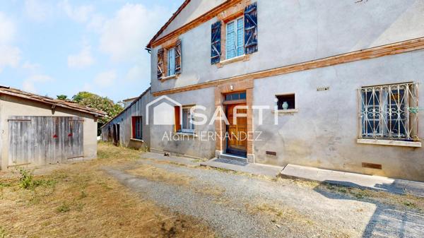 MURET Maison avec jardin, garage - fort potentiel