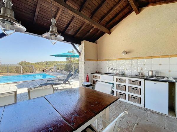 Domaine Gourdon avec piscine sur 13.5 hectares de terrain