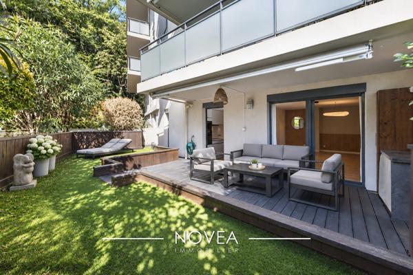 T4 rénové en rez de jardin résidence Pitance