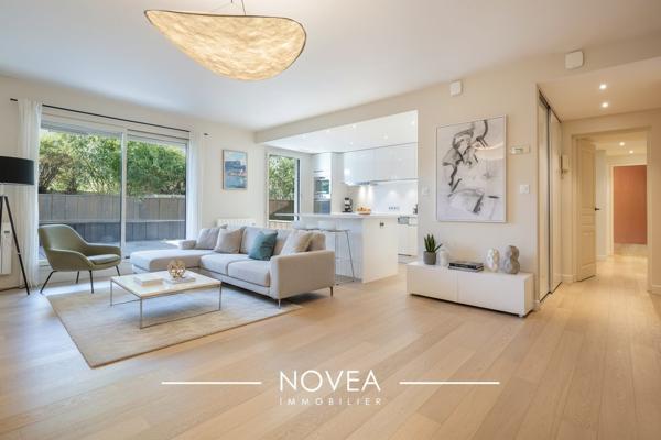 T4 rénové en rez de jardin résidence Pitance
