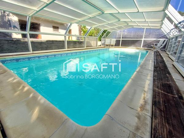 Maison 85m² avec piscine et appartement de 35m²