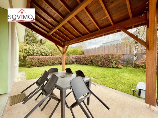 PROCHE RIVIÈRE, AU CALME, PAVILLON INDÉPENDANT SUR SOUS SOL AMÉNAGÉ, TERRASSE ET JARDIN