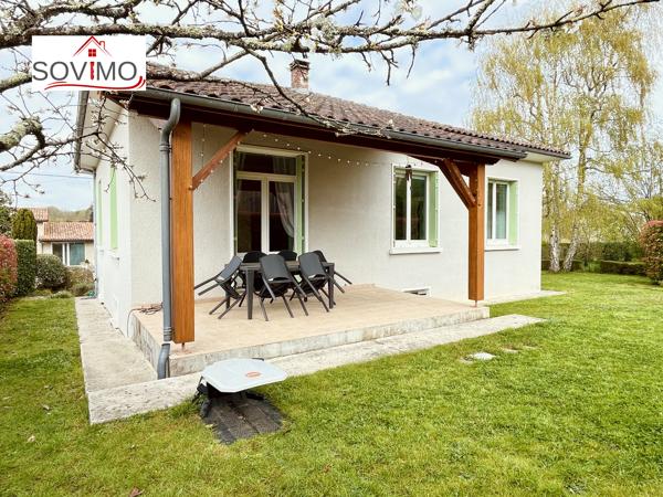 PROCHE RIVIÈRE, AU CALME, PAVILLON INDÉPENDANT SUR SOUS SOL AMÉNAGÉ, TERRASSE ET JARDIN