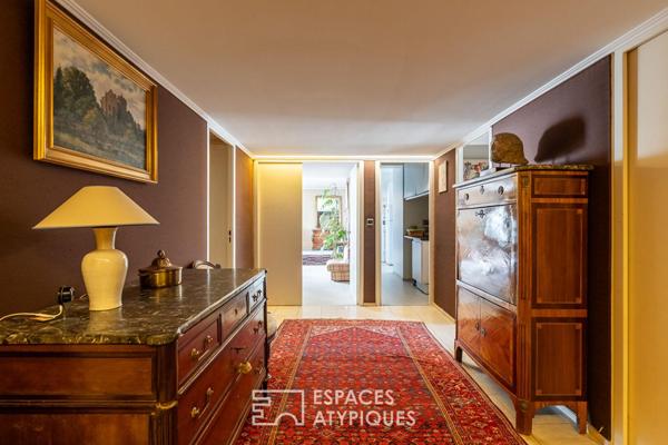 Étage élevé à raviver avec loggia et vue imprenable