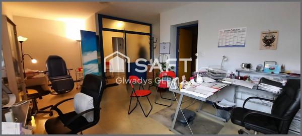 Bâtiment de 248m² sur plus de 8 ares constructible