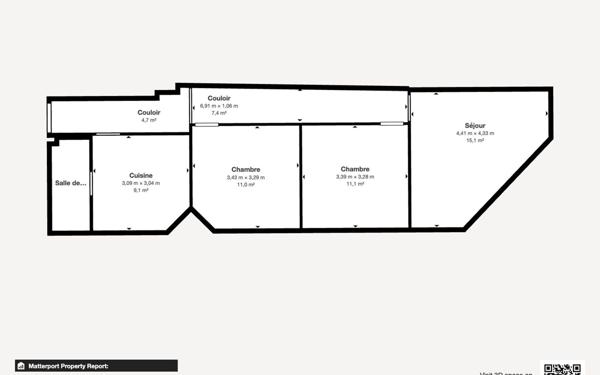 Appartement à vendre    3 pièces • 67,01 m2 Arras