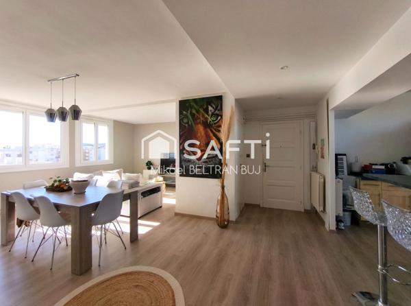 Frontignan – T3 traversant rénové, entre lumière et sérénité