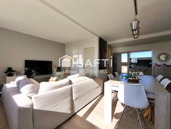 Frontignan – T3 traversant rénové, entre lumière et sérénité