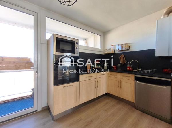 Frontignan – T3 traversant rénové, entre lumière et sérénité