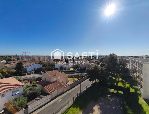 Frontignan – T3 traversant rénové, entre lumière et sérénité