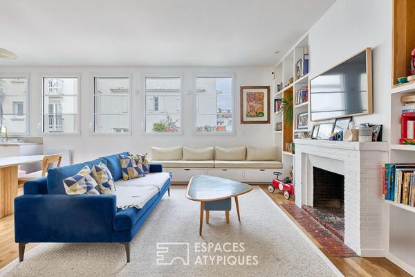 Comme une maison sur le toit avec rooftop et potentiel d’extension – Village d’Auteuil