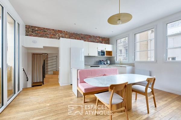 Comme une maison sur le toit avec rooftop et potentiel d’extension – Village d’Auteuil