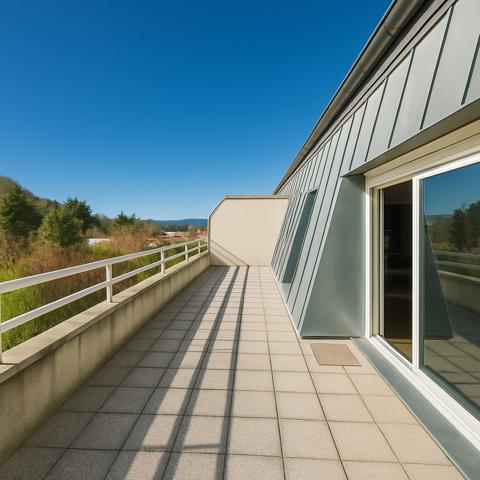 APPARTEMENT CLIMATISE ! T3. DERNIER ETAGE TERRASSE 33m² . GARAGE BOX. CHATEAUVERT 26000 VALENCE