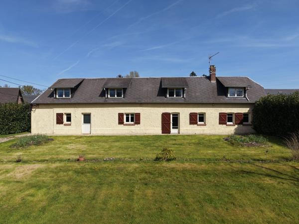 Yerville- Longère de 145 m2 4 chambres avec Vie de plain-pied