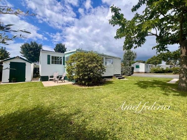 Mobile-Home - 36 m2 + 20 m2 de terrasse - sur parcelle 236 m2 - piscine privée - 5 min plage- SAINT GILLES CROIX DE VIE (85)