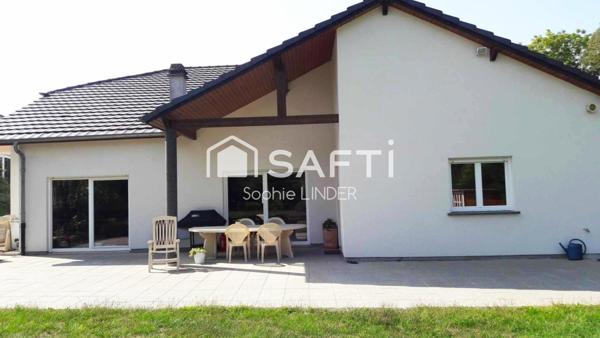 À Argancy maison de 253 m² + 125 m² sur un terrain de 4770 m2