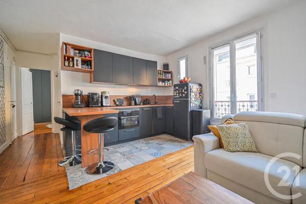 Appartement F3 à vendre  3 pièces - 48,57 m2 PARIS - 75020