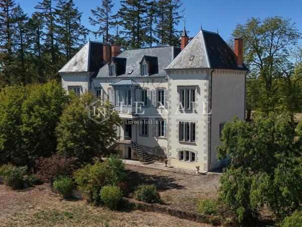 Élégante demeure du XIXe siècle sur 2 ha dans le bocage Bourbonnais