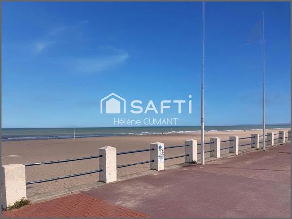 A 150 m de la plage, studio entièrement rénové avec balcon et parking