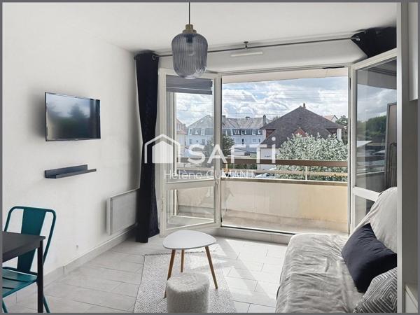 A 150 m de la plage, studio entièrement rénové avec balcon et parking