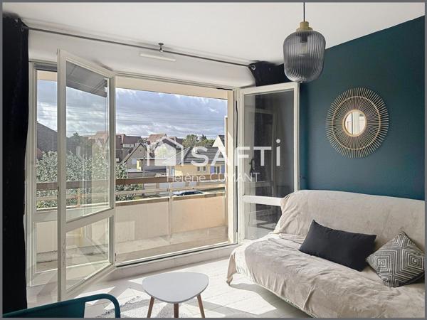 A 150 m de la plage, studio entièrement rénové avec balcon et parking