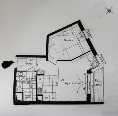 Appartement 2 pièces 39 m2