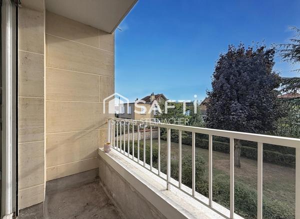 Appartement 2 chambres avec box, cave, balcon