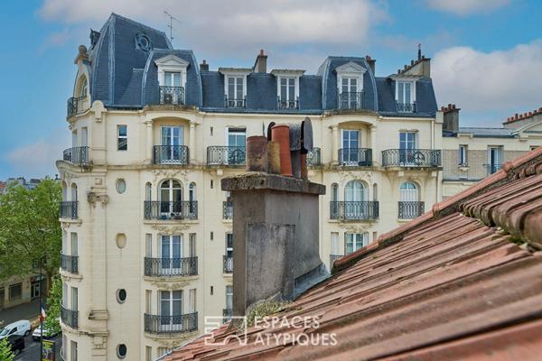 Triplex lumineux en dernier étage aux allures de maison perchée