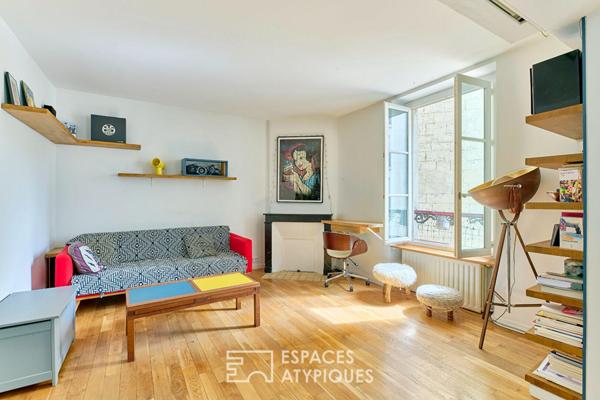 Triplex lumineux en dernier étage aux allures de maison perchée