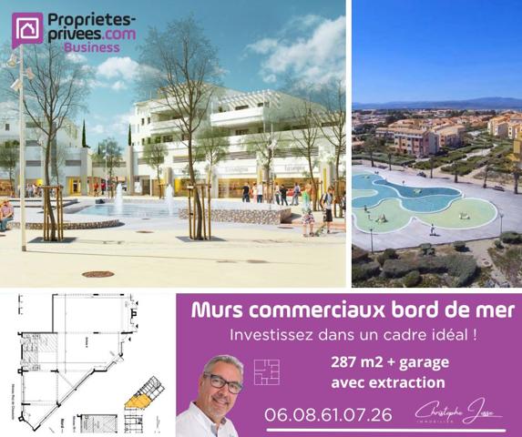 11370 PORT LEUCATE -  MURS COMMERCIAUX  287.50 m²