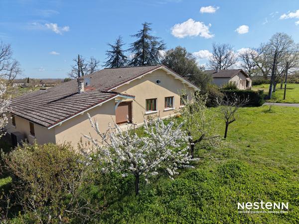 A Vendre Maison de plain-pied de 108 m² avec garage et jardin sur la commune de Lannes