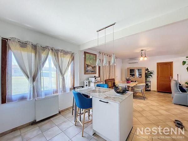 A Vendre Maison de plain-pied de 108 m² avec garage et jardin sur la commune de Lannes