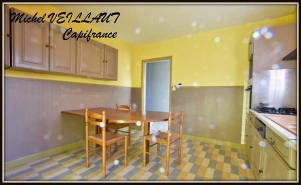 Maison à vendre 5 pièces DORNES (58), 3 chambres, terrain 757 m², pompe à chaleur, poêle à granulés