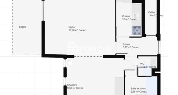 À vendre Appartement 2 pièces 39.83 m² - Hendaye 64700