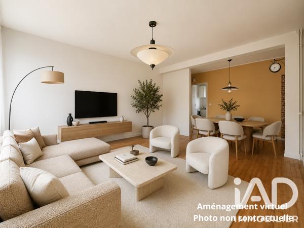 Appartement à vendre 3 pièces 54,7 m² Tours