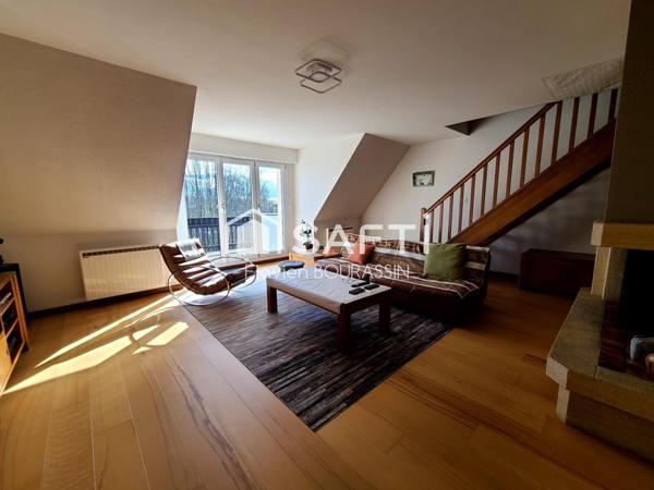 DUPLEX 90m² - CUISINE EQUIPÉE - BALCON - GARAGE