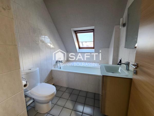 DUPLEX 90m² - CUISINE EQUIPÉE - BALCON - GARAGE