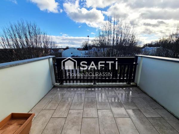 DUPLEX 90m² - CUISINE EQUIPÉE - BALCON - GARAGE