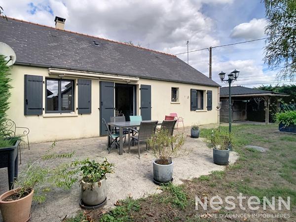 Maison de plain pied, 3 chambres sur une parcelle de 600m².