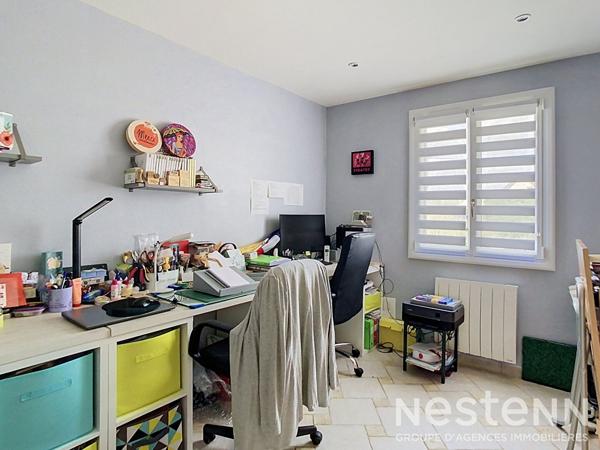 Maison de plain pied, 3 chambres sur une parcelle de 600m².