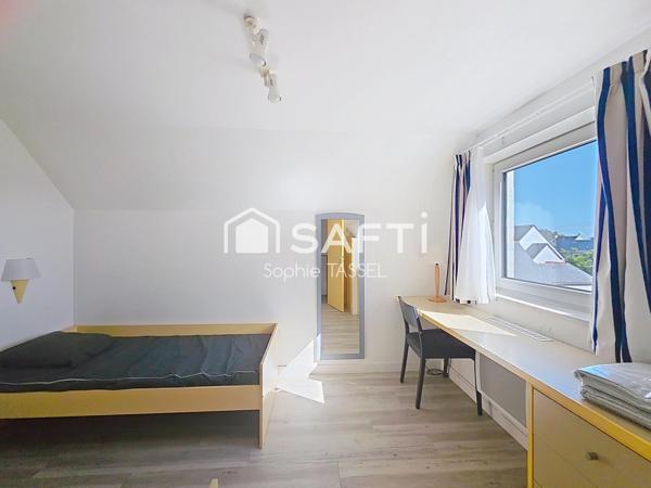 Beau duplex lumineux avec deux chambres et deux salles d'eau