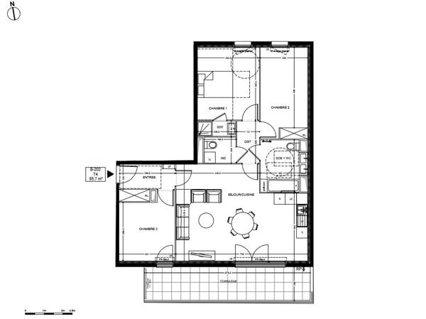 Appartement neuf 4 pièces à Ris-Orangis
