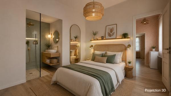 Appartement de 130m2 avec garage et espaces annexes