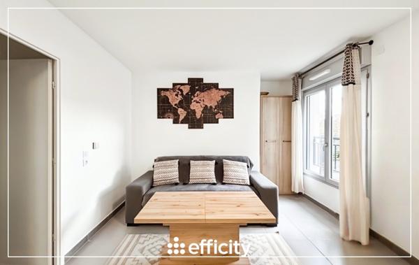Appartement 1 pièce - 30 m² Exclusivité efficity