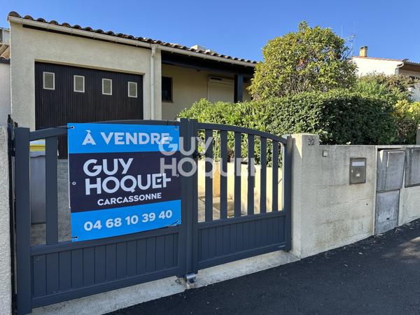 Maison Carcassonne 3 chambres sur terrain de 506 m²